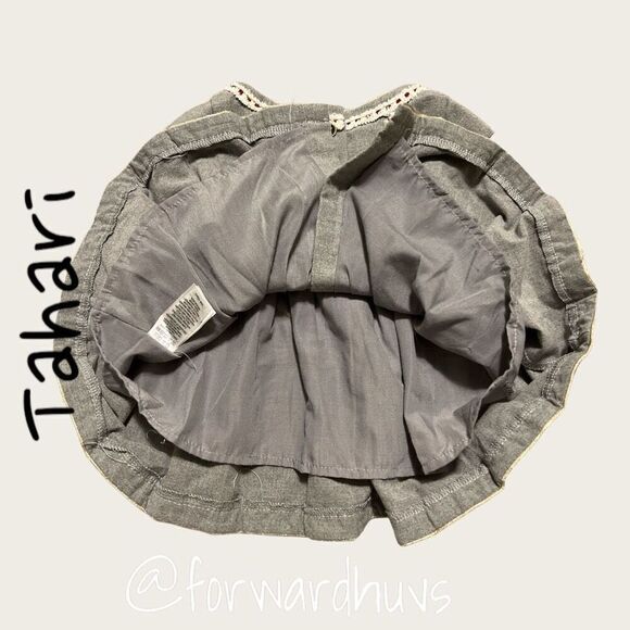 Tahari Grey Toddler Dress Size 6 - 9 Months - Picture 7 of 9